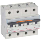 LEGRAND - DX3 Leitungsschutzschalter D-Charakteristik, 16A, 4-polig, 25kA, 400VAC, 6TE