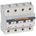 LEGRAND - DX3 Leitungsschutzschalter D-Charakteristik, 20A, 4-polig, 25kA, 400VAC, 6TE