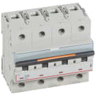 LEGRAND - DX3 Leitungsschutzschalter D-Charakteristik, 50A, 4-polig, 25kA, 400VAC, 6TE