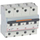 LEGRAND - DX3 Leitungsschutzschalter D-Charakteristik, 100A, 4-polig, 25kA, 400VAC, 6TE