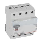 LEGRAND - TX3 Fehlerstromschutzschalter 25A, 4-polig, 100mA, Typ A, 400VAC, 4TE