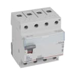 LEGRAND - TX3 Fehlerstromschutzschalter 80A, 4-polig, 100mA, Typ A, 400VAC, 4TE