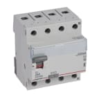 LEGRAND - TX3 Fehlerstromschutzschalter 25A, 4-polig, 500mA, Typ A, 400VAC, 4TE