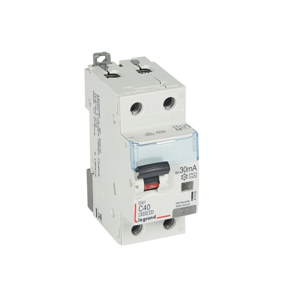 LEGRAND - DX3 FI/LS-Schalter C-Charakteristik, 40A, 1P+N, 6kA, 30mA, Typ A, 230VAC, 2TE