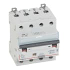 LEGRAND - DX3 FI/LS-Schalter C-Charakteristik, 10A, 4-polig, 6kA, 30mA, Typ A, 400VAC, 4TE