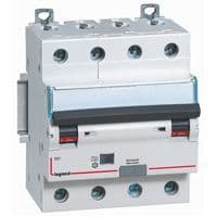 LEGRAND - DX3 FI/LS-Schalter C-Charakteristik, 20A, 4-polig, 6kA, 30mA, Typ F, 400VAC, 4TE