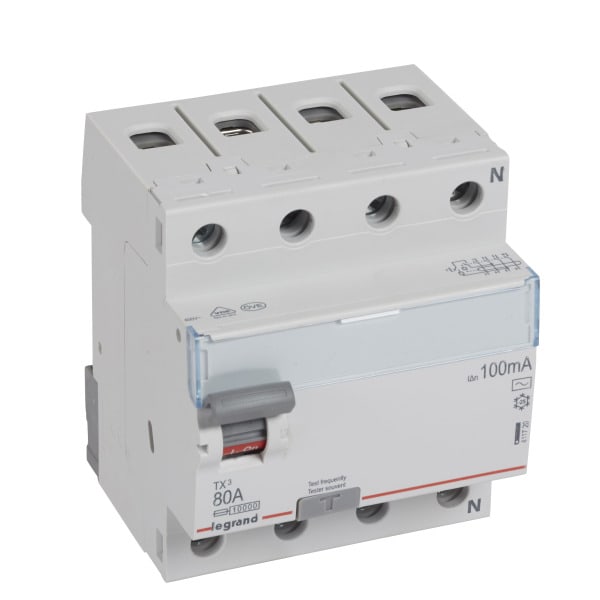 LEGRAND - TX3 FI 80A 4P 100MA AC