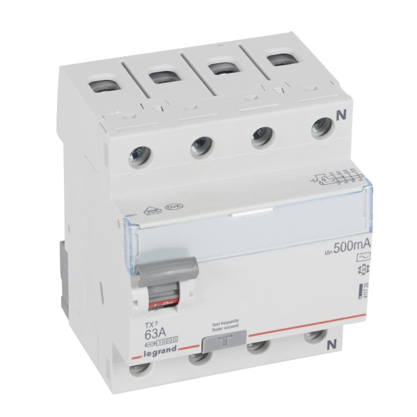 LEGRAND - TX3 FI 63A 4P 500MA AC