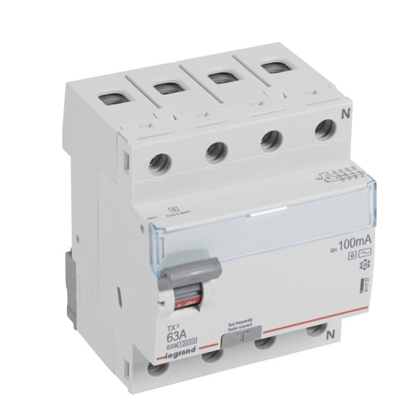 LEGRAND - TX3 FI 63A 4P 100MA AC-G