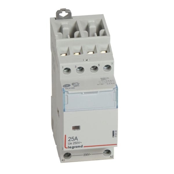 LEGRAND - CX3 Schütz 230V 25A, 2 Öffner+2 Schliesser, ohne Handschalter