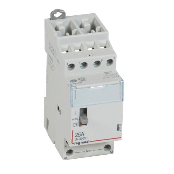 LEGRAND - CX3 Schütz 24V 25A, 4 Schliesser, mit Handschalter