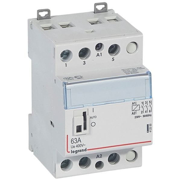 LEGRAND - CX3 Schütz 230V 63A, 3 Schliesser, mit Handschalter