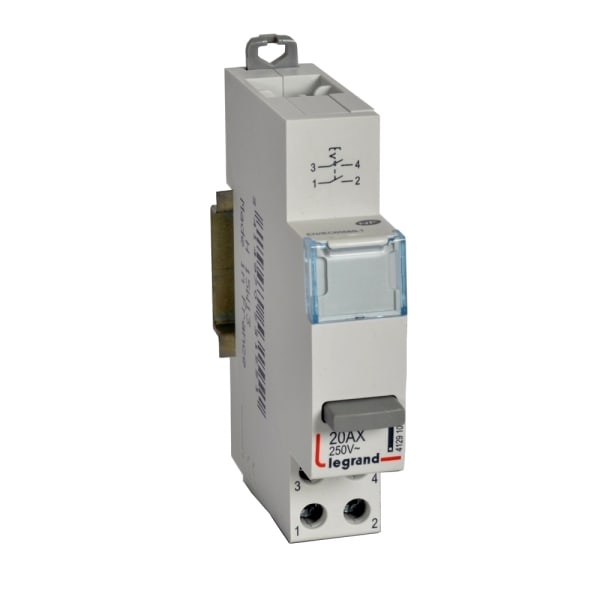 LEGRAND - Druckschalter CX3 20A 2 Schließer 230VAC, Gebrauchskat. AC-12, 1TE