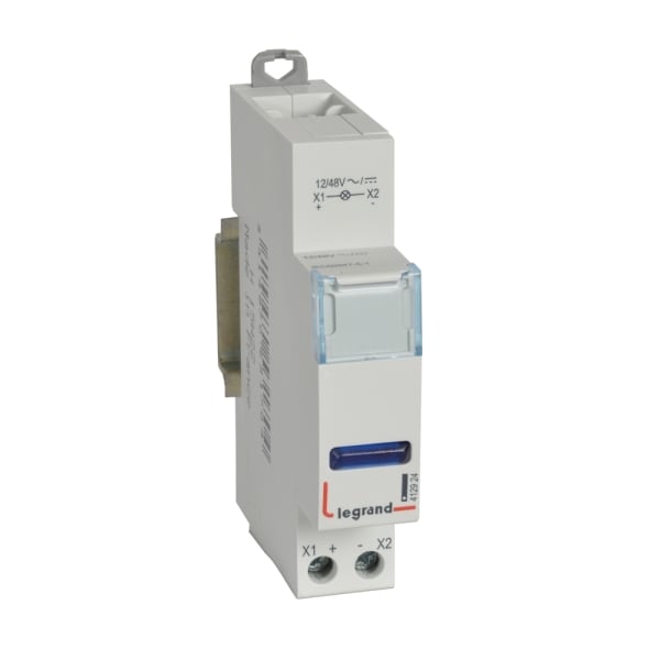 LEGRAND - Meldeleuchten CX3, LED, 1-fach (Blau ), 12/48V AC/DC, 1TE