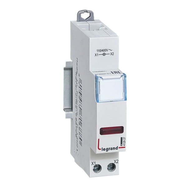 LEGRAND - Meldeleuchten CX3, LED, 1-fach (Rot ), 110/400 VAC, 1TE