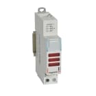 LEGRAND - Meldeleuchten CX3, LED, 3 Phasen-Kontrolle (Rot-Rot-Rot), 230/400 VAC, 1TE