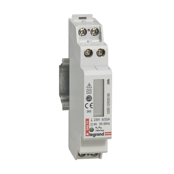 LEGRAND - Energiezähler EMDX³, 32 A, 1-phasig, Direktanschluss, Impulsausgang, 1TE