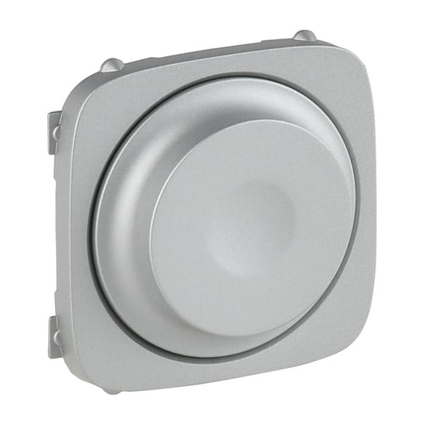 LEGRAND - Abdeckung für Drehdimmer des Schalterprogramms VALENA ALLURE, Farbe: Aluminium