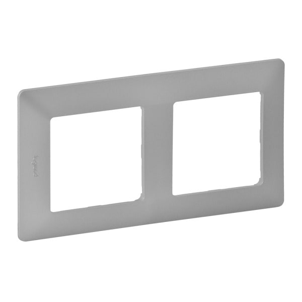 LEGRAND - Valena Life 2-Fach Rahmen Aluminium