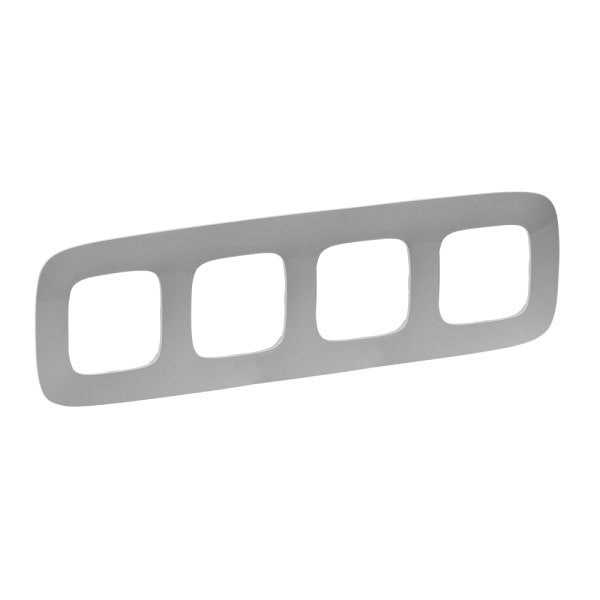 LEGRAND - Valena Allure 4-Fach Rahmen Aluminium