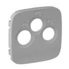 LEGRAND - TV-R-SAT-Abdeckung für das Schalterprogramm VALENA ALLURE, Farbe: Aluminium