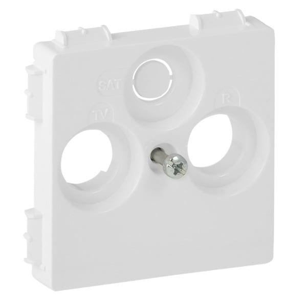 LEGRAND - Valena Life Abdeckung für TV+R-SAT (30mm Hirschmann). Farbe: Ultraweiß