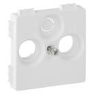 LEGRAND - Valena Life Abdeckung für TV+R-SAT (30mm Hirschmann). Farbe: Ultraweiß