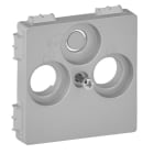 LEGRAND - Valena Life Abdeckung für TV+R-SAT (30mm Hirschmann). Farbe: Aluminium