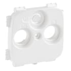 LEGRAND - Valena Allure Abdeckung für TV+R-SAT (30mm Hirschmann). Farbe: Perlmutt