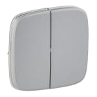 LEGRAND - Valena Allure Wippe Serien- und Doppelwechselschalter Farbe: Aluminium