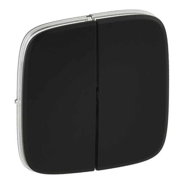 LEGRAND - Valena Allure Wippe Serien- und Doppelwechselschalter Farbe: Schwarz