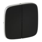 LEGRAND - Valena Allure Wippe Serien- und Doppelwechselschalter Farbe: Schwarz