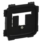 LEGRAND - Telefon-Abdeckung für das Schalterprogramm VALENA ALLURE, Farbe: Schwarz