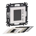 LEGRAND - Unterputz-Thermostat für MyHome mit beleuchtetem Display, 2-modulig.