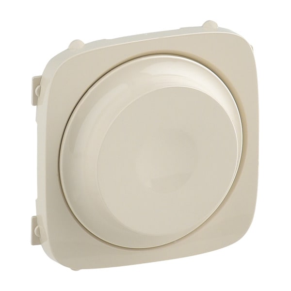 LEGRAND - Abdeckung für Drehdimmer des Schalterprogramms VALENA ALLURE, Farbe: Mandelweiß