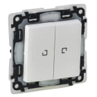 LEGRAND - Valena Life Doppelwechselschalter beleuchtet IP44 Farbe: Ultraweiß