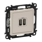LEGRAND - Valena Life USB-Ladedose 2400mA Farbe: Mandelweiß