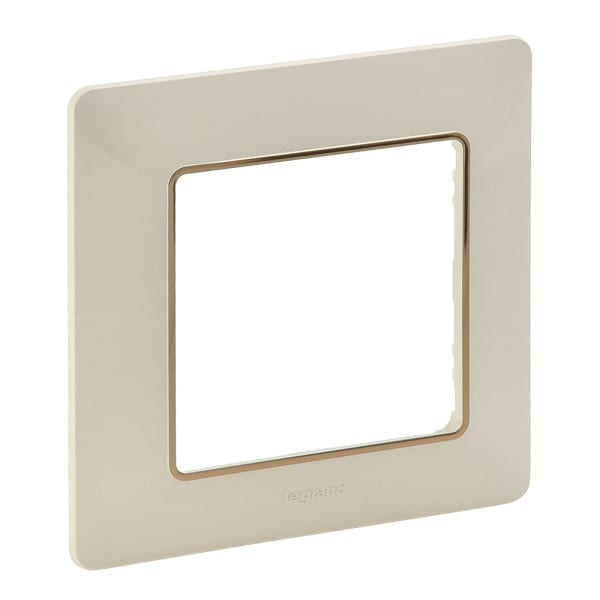 LEGRAND - Valena Life 1-fach Rahmen Farbe: Mandelweiß/Gold