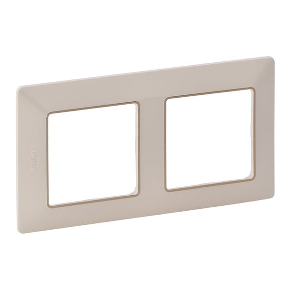LEGRAND - Valena Life 2-fach Rahmen Farbe: Mandelweiß/Gold