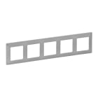 LEGRAND - Valena Life 5-Fach Rahmen Aluminium