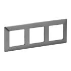 LEGRAND - Valena Life 3-Fach Rahmen Inoxgrau
