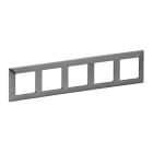 LEGRAND - Valena Life 5-Fach Rahmen Inoxgrau