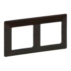 LEGRAND - Valena Life 2-Fach Rahmen Dark Wood