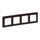 LEGRAND - Valena Life 4-Fach Rahmen Dark Wood