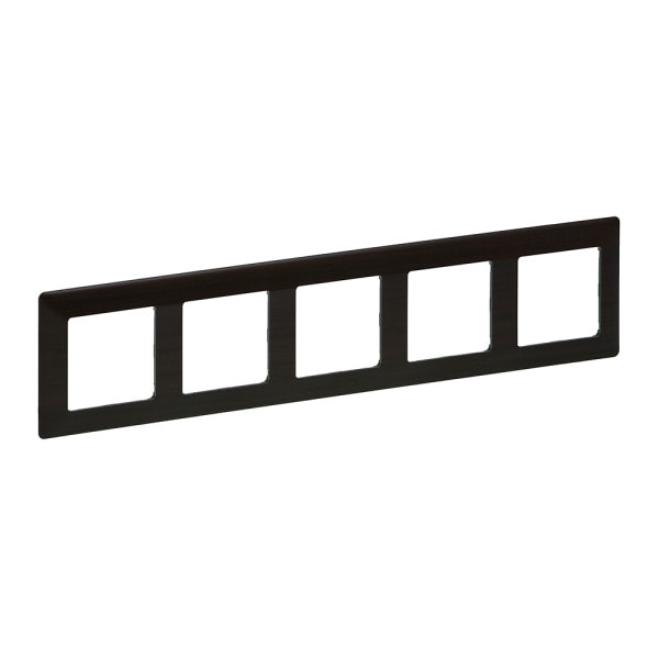 LEGRAND - Valena Life 5-Fach Rahmen Dark Wood