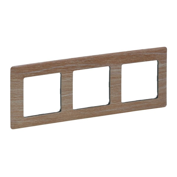 LEGRAND - Valena Life 3-Fach Rahmen Light Wood