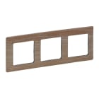 LEGRAND - Valena Life 3-Fach Rahmen Light Wood