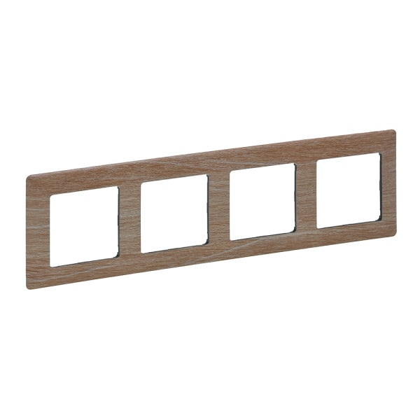 LEGRAND - Valena Life 4-Fach Rahmen Light Wood