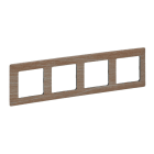 LEGRAND - Valena Life 4-Fach Rahmen Light Wood
