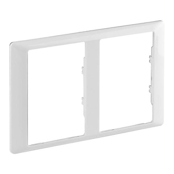LEGRAND - Valena Life Spezielle Abdeckrahmen für Doppelsteckdosen 2-fach. Farbe: Ultraweiß